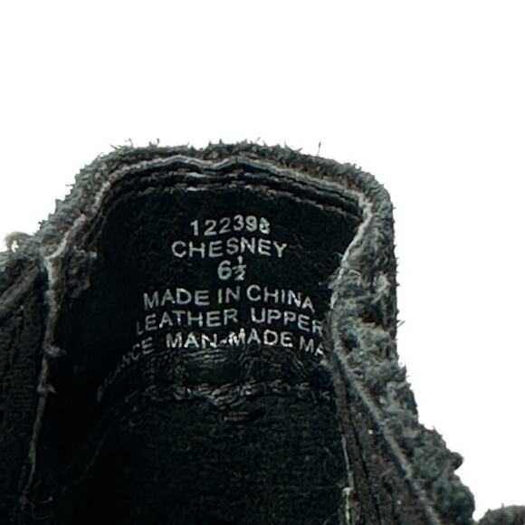 Franco Fortini CHESNEY Heel Ankle Boots 6.5 Embroidered Leather Western Cowgirl - Picture 9 of 10